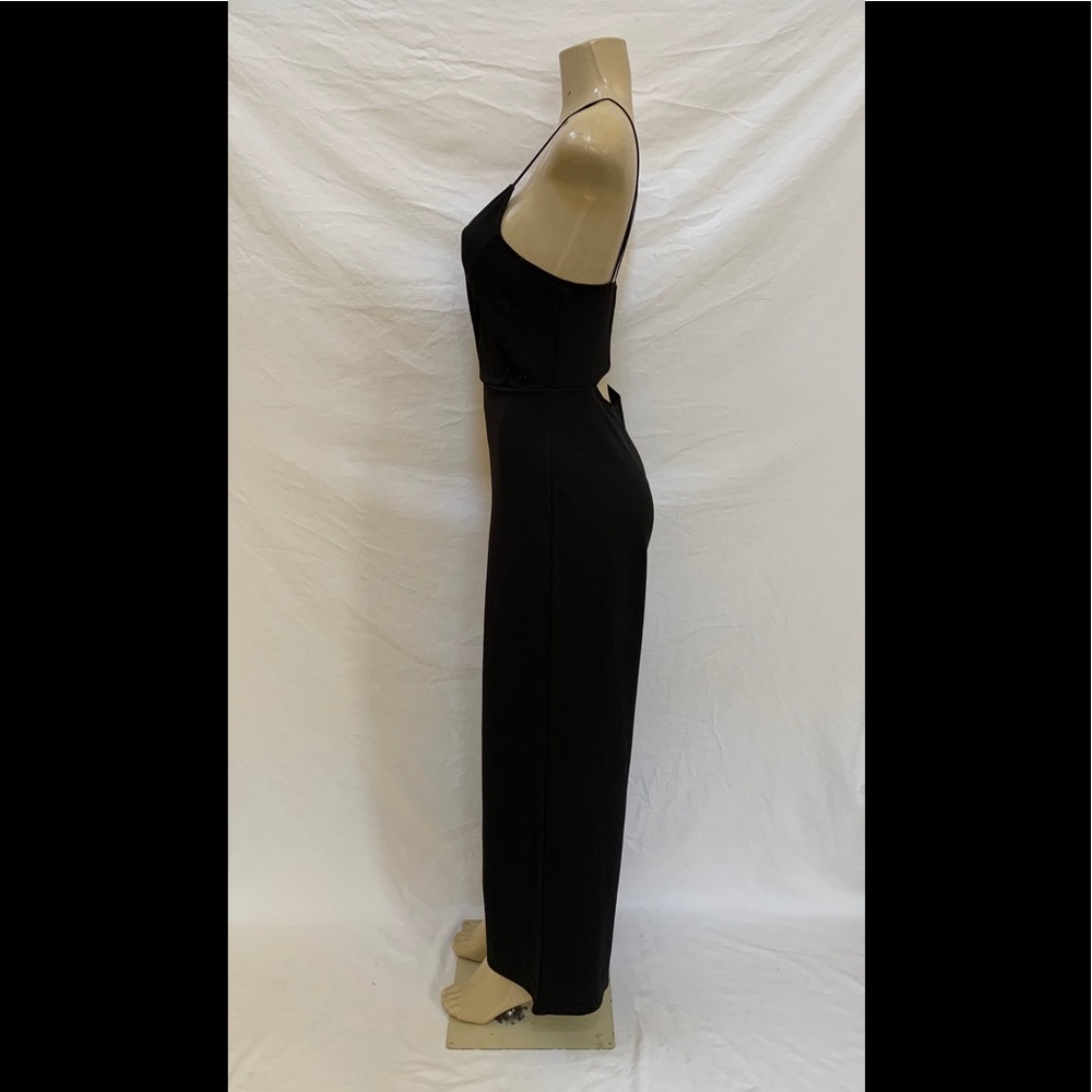 Zara W/B Size Medium Black Jumpsuit - Picture 6 of 7